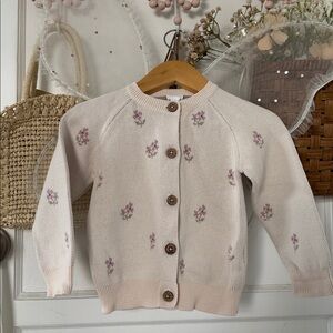 Floral Button-Up Cardigan